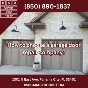 How to choose a garage door repair company
