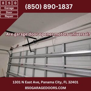 Are garage door opener motors universal?