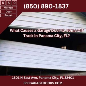 What Causes a Garage Door to Come Off Track in Panama City, FL?