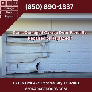 Can a Damaged Garage Door Panel Be Repaired or Replaced?