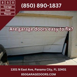 Are garage doors easy to fix?